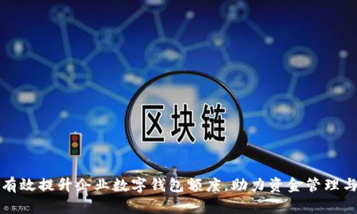 如何有效提升企业数字钱包额度，助力资金管理与效率