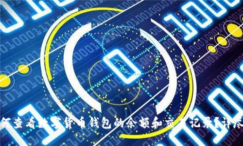 : 如何查看数字货币钱包的余额和交易记录？详尽指南